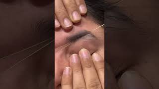 Eyebrow threading eyebrow shape eyebrow threading tutorial [upl. by Aisekal]