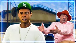 Lamar Voice Actor REACTS to GTA V Endings [upl. by Eeleak513]