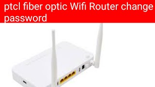 Hwo to Ptcl change password Flash fiber WiFi Router [upl. by Ahseirej]