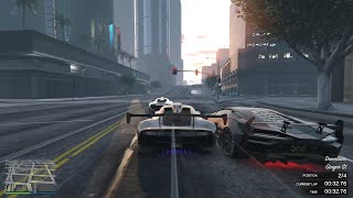 Krieger VS Pegassi Ignus Supercar Race Battle  GTA Online [upl. by Aivart]