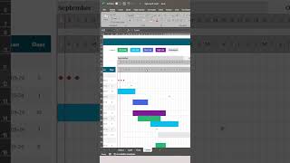 Auto Gantt Chart in Excel [upl. by Artim160]