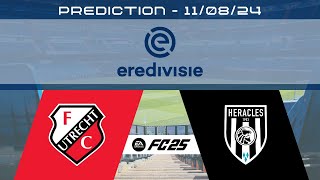 FC Utrecht vs Heracles Almelo  Prediction  202425 Eredivisie  EA FC 25 [upl. by Saturday224]