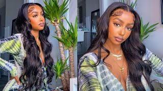 MUST HAVE HD LACE BODY WAVE WIG Plucking Tutorial amp Review  ft WESTKISS HAIR [upl. by Kath]