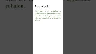 plasmolysis definition of plasmolysis viral biology shortsfeed [upl. by Mendive]