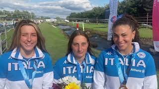 Italy win women’s canoe teams U23 gold in Liptovsky Mikuláš [upl. by Harry]