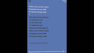 Protection Charm slowed  reverb  Distorted Lyric Video slowedandreverb lyrics spotify tiktok [upl. by Nosro]