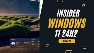 Windows 11 Insider 261201252 Widgets en la pantalla de bloqueo😍🥰 [upl. by Longwood252]