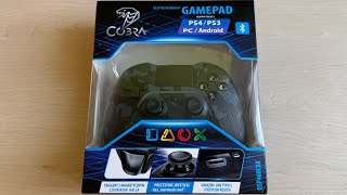 Bezprzewodowy padkontroler COBRA do PS3PS4PCAndroid Deltaco gamepad rebrands [upl. by Milson783]