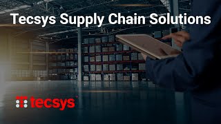 Tecsys Supply Chain Solutions [upl. by Lielos424]