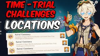 ALL 18 Time Trial Challenges in Enkanomiya FULL GUIDE  Get the Kairos Constancy Achievement [upl. by Ayamat]