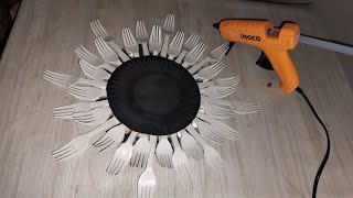 Diy plastic fork ideas diy home decor [upl. by Muire470]