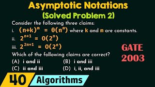 Asymptotic Notations Solved Problem 2 [upl. by Leimad]