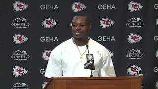 Safety Chamarri Conner talks after Chiefs scoop up a win against the Bengals at home [upl. by Jammin]