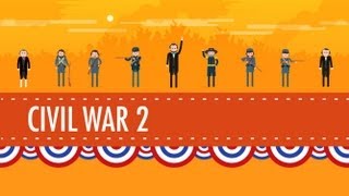 The Civil War Part 2 Crash Course US History 21 [upl. by Diandra]