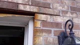 Lintel Damage Above Garage Opening [upl. by Daph]