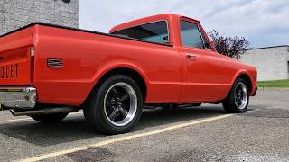 Exhaust CutOut Sound  1968 Chevy C10 396 Big Block3quot ExhaustFlow Masters With Exhaust CutOuts [upl. by Kaja]