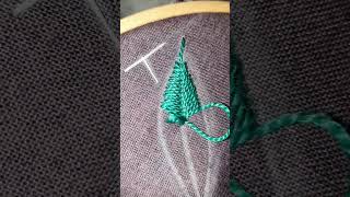 embroidering flowers for a skirt flowers embroidery sewing costumemaking cottagecore [upl. by Ahsirat]