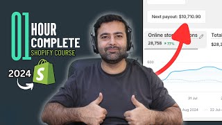 Shopify Tutorial For Beginners 2024  Complete Guide [upl. by Chema]