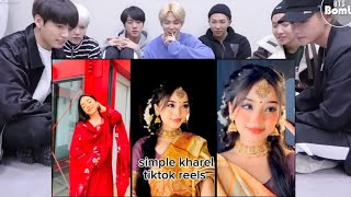 BTS REACTION SIMPLE KHAREL NEW TIKTOK REEL VIDEOS BY YOUR ENTERTAINMENT simpalkharel [upl. by Orutra409]