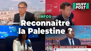 Ce que pensent les différents partis politiques de la reconnaissance dun État palestinien [upl. by Norat]