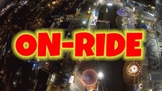 Worlds Largest Sky Coaster 300 Feet High Onride HD POV Fun Spot America Kissimmee [upl. by Ahtrim]