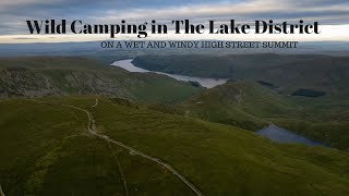 Windy Summit Wild Camp in The Lake District in the Hilleberg Nallo 2 [upl. by Alfi]