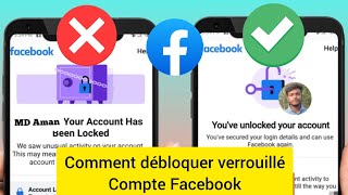 Votre compte Facebook a été verrouillé Comment débloquer un compte Facebook 2023 [upl. by Assilim]