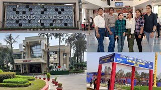 Invertis University bareilly Campus visit  Job fair 2024 [upl. by Eeleak]