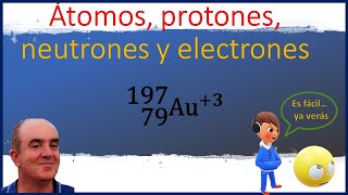 📌 Número de PROTONES ELECTRONES y NEUTRONES dentro de los átomos cómo se relacionan ✅ [upl. by Biamonte]