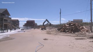 Two Rodanthe homes collapse in one day [upl. by Anreval496]