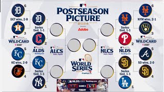 MLB playoff schedule 2024 Full bracket dates times TV channels for every series  MLB Playoffs [upl. by Washington]