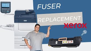 How to replace the fuser on your Xerox machine Xerox PrimeLink C9065C9070C60C70 [upl. by Ocirne]