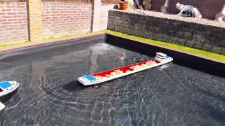 Modelbouw binnenvaart schip [upl. by Eey]