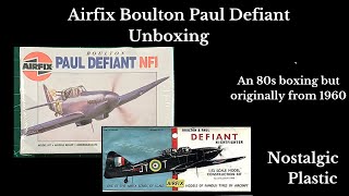 Airfix Boulton Paul Defiant Unboxing [upl. by Redleh]