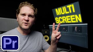 PREMIERE PRO MULTIPLE SCREENS How to use a second monitor in Premiere Pro Premiere Pro Dual Screen [upl. by Maharba]