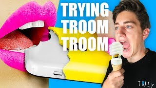 Trying Troom Trooms Awful Pranks [upl. by Anirbac]