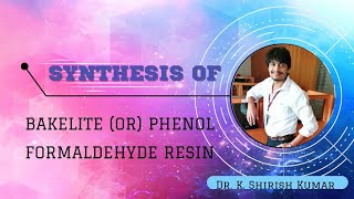 Preparation or Synthesis of Bakelite or Phenol formaldehyde resin detailed explanation [upl. by Wrennie56]