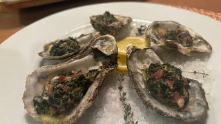 Baked North Carolina Morehead Oysters [upl. by Briscoe787]