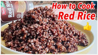 How to Cook Red Rice Perfectly in Pressure Cooker  Red Rice for Weightloss  Red Rice Benefits [upl. by Autrey857]