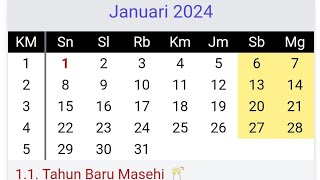 Kalender 2024 [upl. by Lemart47]