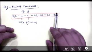 Parte 4  Nomenclatura Hidrocarbonetos  Alcenos e Alcinos Ramificados [upl. by Nidnarb834]