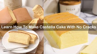 Castella Cake With No Cracks [upl. by Wylie]