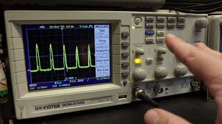 Oscilloscope Acting Up TimeDiv Rotary Encoder Fault GW instek GDS2102 [upl. by Yentirb]