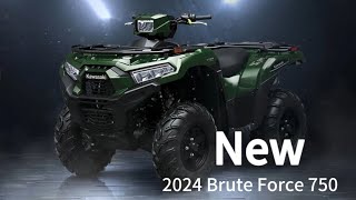 2024 Kawasaki Brute Force 750 Unveiled Whats New [upl. by Noerb]