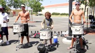 2010 Blue Devils drumline  12yr old Brandon center snare [upl. by Chen936]