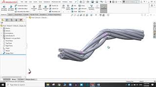 Solidworks Tutorial 3 Swept BossBase  Swept Cut [upl. by Lewls]