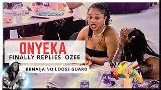 ONYEKA FINALLY REPLIES OZEE  POOL PARTY  BBNAIJA NO LOOSE GUARD  BBNAIJA SEASON 9  GLORY ELIJAH [upl. by Iahc623]