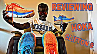 REVIEWING HOKA CLIFTON 9  NEW vs OLD‼️review runningshoes [upl. by Erodaeht]