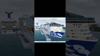 Carnival Conquest Allure of the Seas amp Sun Princess Docked at Nassau in VSNGcruiseship [upl. by Olecram]