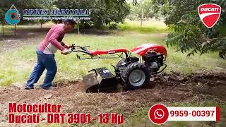 Trabajo en campo del Motocultor DUCATI  DRT 3901  13 HP [upl. by Dustman266]